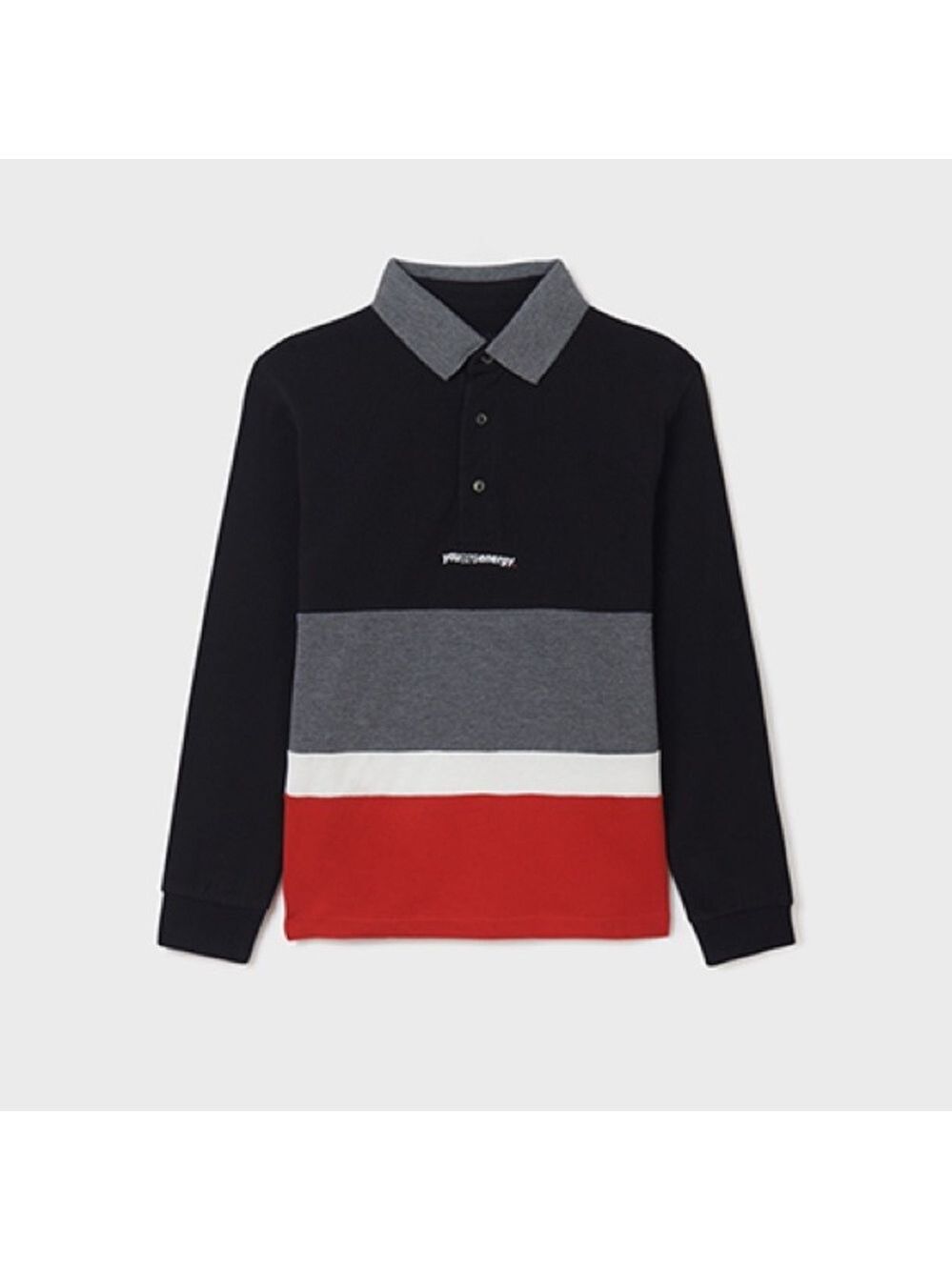 Mayoral Tricolor Kids Polo Shirt